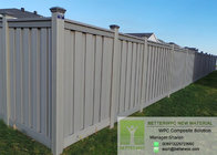 China Factory Price WPC Composite Fence for Courtyard Waterproof WPC Fence Garden