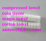 pipe packed coin tissue magic towel