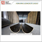 phenolic brown film faced circular column plywood formwork,save time save money