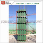 Adjustable arc-shaped plastic formworks shuttering for column concrete/ adjustable pp plastic plywood for construction