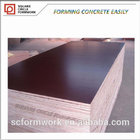 Reusable 100 times new product 2016 hot construction use plastic film faced plywood