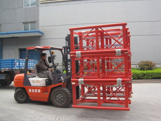 China Mast Hot-dip Galvanized, Painting Construction Hoist Elevator with Twin Cage 1600kg Capacity supplier