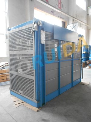 China 2000kg Double Car Industrial Elevators Construction Material Handling Equipment supplier