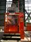 2 Tons 60m Orange Painted Rack And Pinion Hoist , Material Lifting Equipment supplier