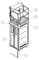 Mini Mast Section Passenger / material Hoist for Building Site 750kg supplier