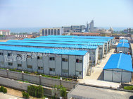 Steel frame container sandwich panel office house