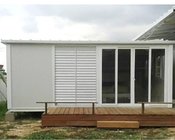 construction site flat pack container house foldable container home