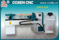 Wood turning machine with 2 steel turning tools single spindle with easily operatedly COSEN CNC control system