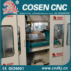 cnc wood lathe for funiture legs fully enclosed protection hood