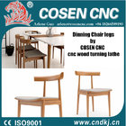 wooden dinning chair legs making by COSEN CNC wood turning lathe