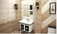 Bathroom/kitchen 300*600mm matching 300*300mm floor,golden k effect