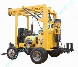 trailer-mounted water well drilling rig with high efficiency