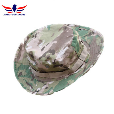 Outdoor Boonie Hunting Fishing Military Camo Bucket Sun Hat With Adjustable String