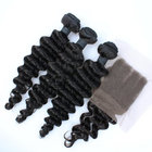 wholesale 8A grade cheap 3 parting lace closure brazilian virgin hair bundles with lace closure