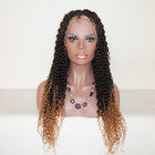 Brazilian Human Hair Full Lace Wigs Ombre Color with dark roots