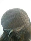 European Human Hair Wig Jewish Wig Kosher Wig, 22 inches Dark Roots