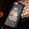 Soft TPU Black Colorful Real Flowers Specimen Cell Phone Case Back Cover for iPhone7 7 plus 6s plus supplier
