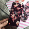 PC+TPU Silk Skin Back Cover 3D Relief Painting Retro Flowers Pattern Cell Phone Case For iPhone 7 6s Plus supplier