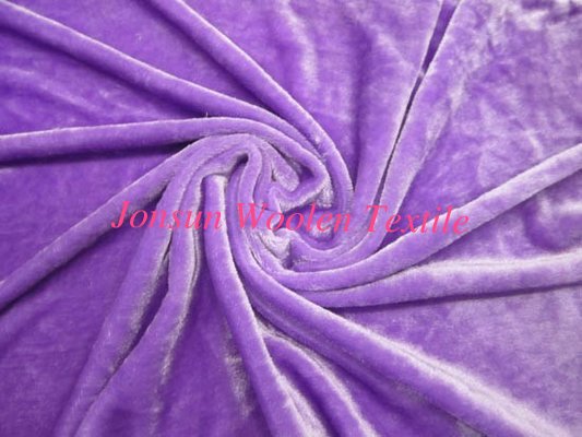 Polyester wool fabric