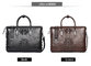 2019 new alligator leather man bag handbag crocodile leather business crossbody bag one-shoulder bag men's briefcase supplier