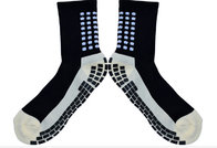 Custom color knitted Cotton team Sports Anti Slip Socks for men