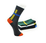 Custom logo, design, color knitted cotton Sports Custom Dress Men Socks