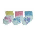 Soft and comfortable custom color, design knitted cute Infants sock