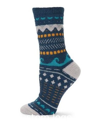 Custom logo, design plush fleece in ultra-soft patterned socks