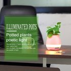 2017 New Creative gift Play Piano on Real Plant Smart Music Flower pot with Bluetooth Speaker