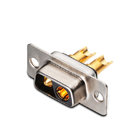 DH high current 2V2 male D sub connector,2 pin connector solder type straight with/without nut D-Sub connector
