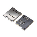 SIM and Combo card connector manufacturer wholesale 1.27mm pitch 6 circuits SIM Card Connector