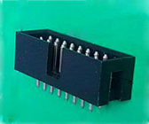 Electrical connector manufacturer wholesale 2.54mm pitch dual row DIP type box header