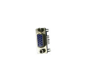 Dongguan D-sub connector supplier wholesale DIP type 15 Pin female D-Sub connector,right angle
