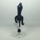 8" Black Octopus Glass Water Pipes 14mm female joint Fancy glass oil rigs hand blowing glass bongs