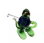 GRAV bee 4" Lab hand pipe spoon pipes Pyrex Glass Water Pipes  14  joint Fancy glass oil rigs hand blowing glass bongs