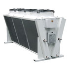Single row liquid to air glycol dry water cooler for outdoor refrigeration