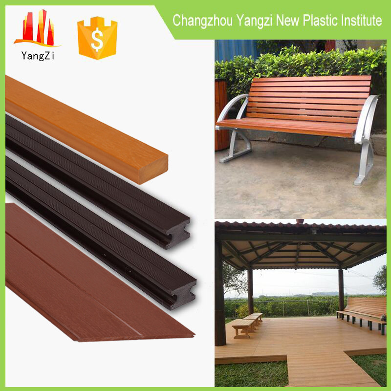PS plastic outdoor decking material for flooring,bench,chair similar with WPC and wood