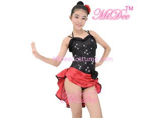 China MiDee Dance Costume Latin Dress For Women Sweetheart Camisole Sequins supplier