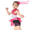 Children'S Dance Costumes Black Polka Dots Top Biketard Ballet Dance Costume supplier