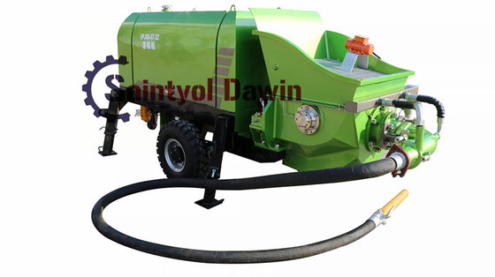 China Diesel 8 m3/hr Wet Concrete Shotcrete Pump Spraying Pump supplier