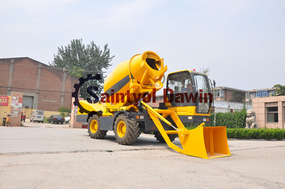 China 1/5 3.5 CBM Self-Propelled Concrete Mixer China Manufacturer supplier