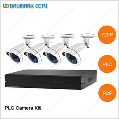 China New tech network 4CH 720P Plug and Play PLC Security Camera System supplier