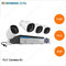 Easy Installation Outdoor waterproof 4CH Power line communication PLC nvr kit supplier