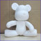 18cm diy momo bear rotocasting diy vinyl toy, vinyl blank diy bear toys for painting supplier