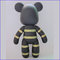18cm height diy Momo Bears Diy Art Platform Toys Cartoon Figure ICTI certified factory supplier