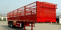 3 axles 40T goose neck stake semitrailer for cargo truck trailer