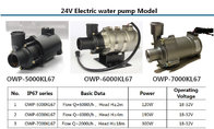 24V DC brushless Auto Electric Water Pump , 120W Electric Engine Water Pump For Electric Bus