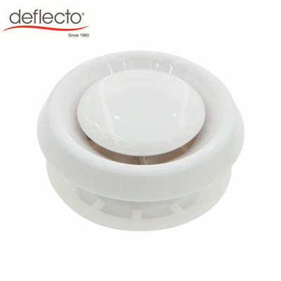 China Plastic Ceiling Diffuser Vents White ABS Air Diffuser for HVAC System Air Conditioning supplier