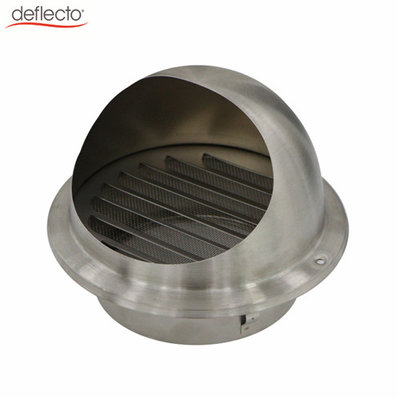 China Wall Mounted Air Intake Exhaust Duct Cap with Wire Mesh supplier