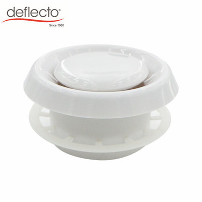 China Factory Direct Plastic Suspended Air Ceiling Diffuser Vent White HVAC Systems Parts supplier